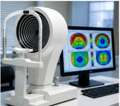 Pentacam corneal tomographer